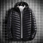 Men's Hooded Cotton Jacket Short Lightweight Cotton Coat Phonax Services