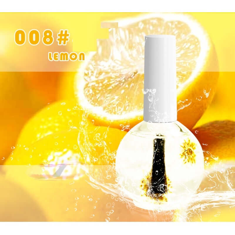 Nail Beauty Dried Flowers Nutrition Nail Treatment Oil Anti-agnail Nail Edge Moisturizing Nail Base Coat Natural Phonax Services