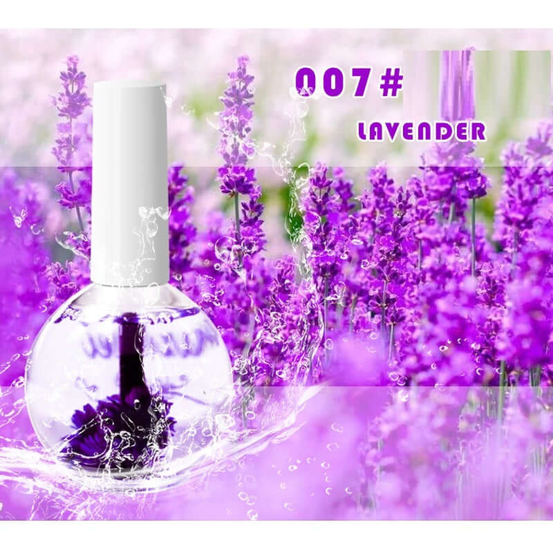 Nail Beauty Dried Flowers Nutrition Nail Treatment Oil Anti-agnail Nail Edge Moisturizing Nail Base Coat Natural Phonax Services