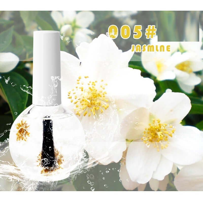 Nail Beauty Dried Flowers Nutrition Nail Treatment Oil Anti-agnail Nail Edge Moisturizing Nail Base Coat Natural Phonax Services