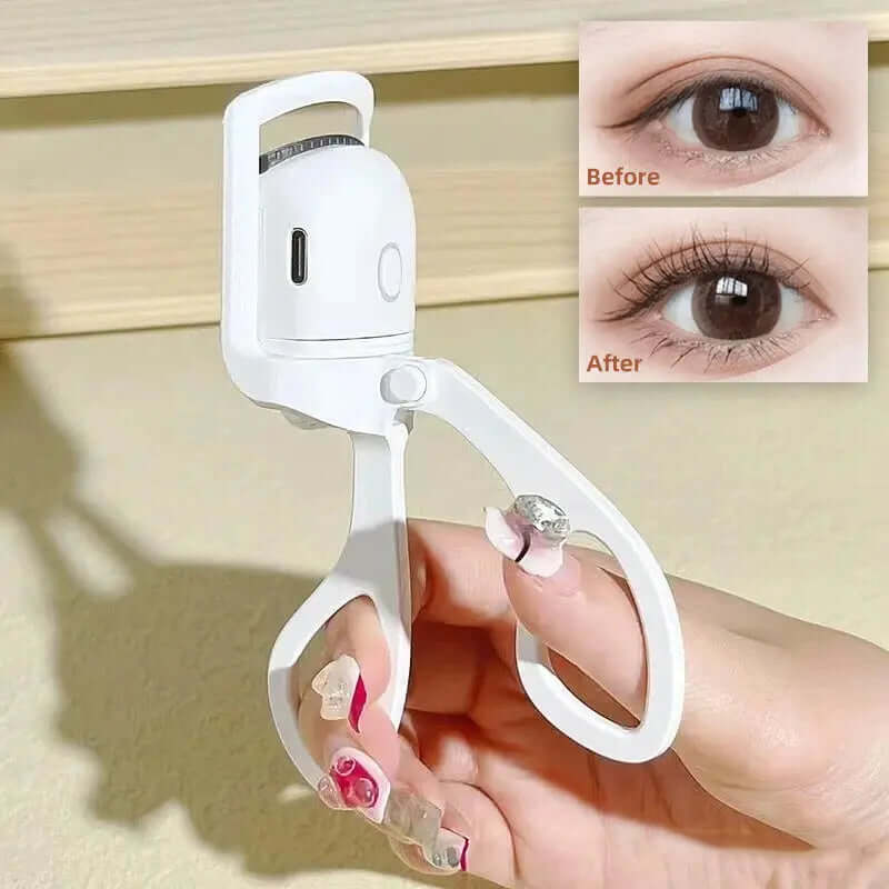 Eyelash Curler Portable Electric Heated Comb Eyes Phonax Services