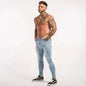 Gingtto Streetwear Slim Fit Non-Ripped Mens Jeans Denim Distressed Skinny Jeans Stretch Jeans for Men PHONAX SERVICES