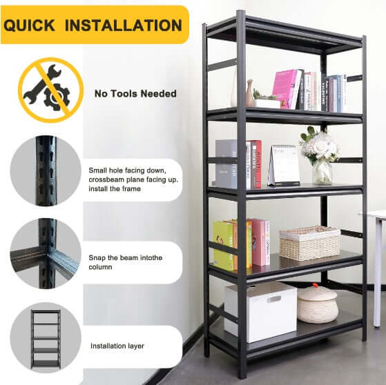 5 Tiers Of Heavy Metal Shelves PHONAX SERVICES