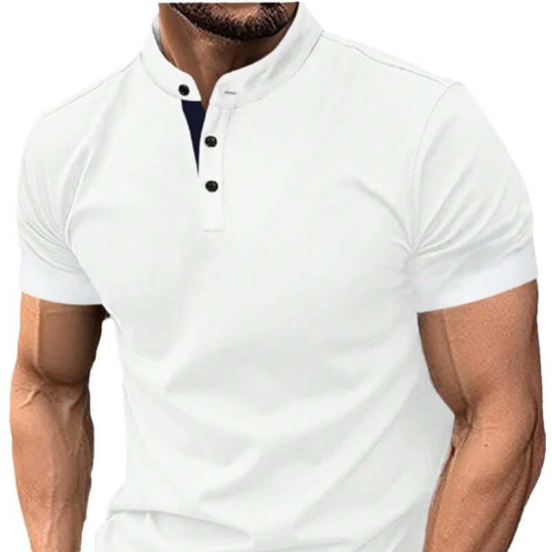 Summer New Polo Shirt Zipper Pocket Men's Sports Polo Shirt Phonax Services